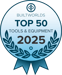 Top 50 Tools and Equipment Badge 2025