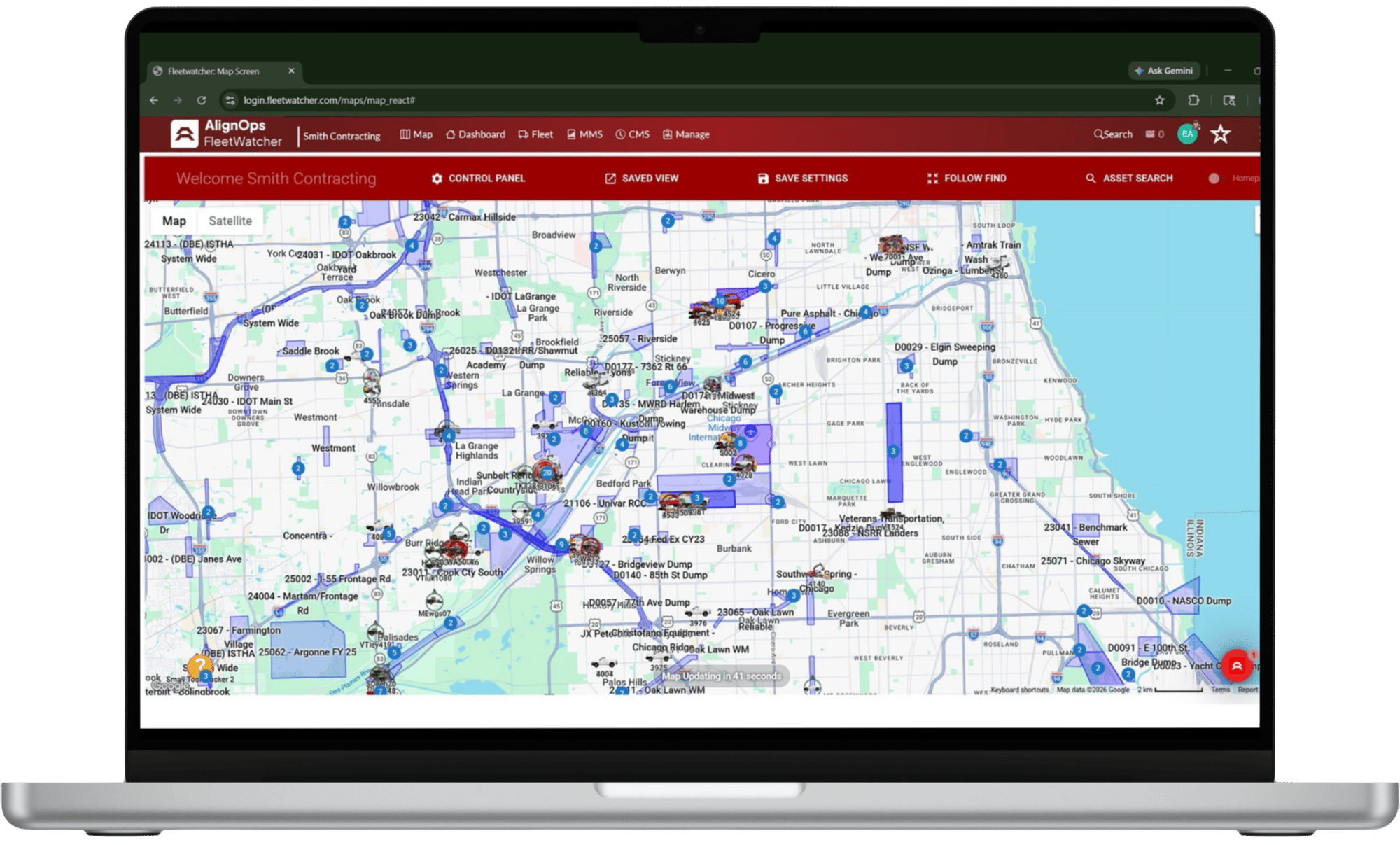 FleetWatcher Map View