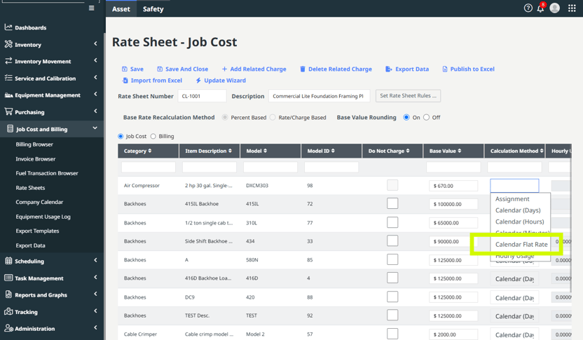Flat Rate Billing