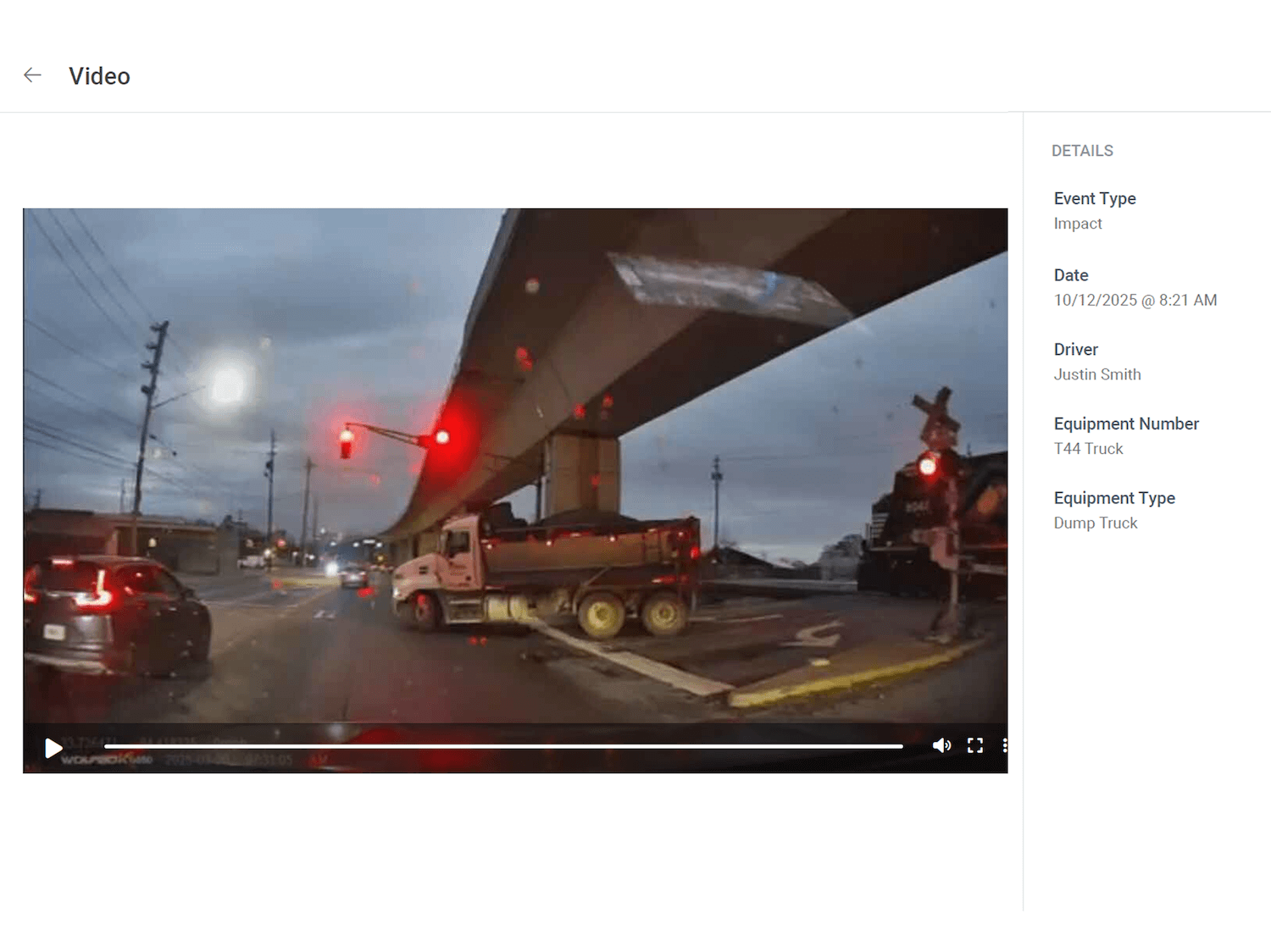 FleetWatcher video viewer