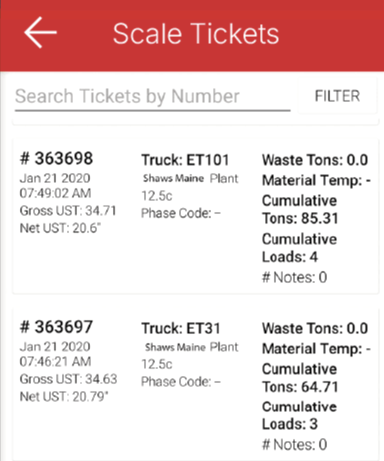 FleetWatcher digital tickets listings