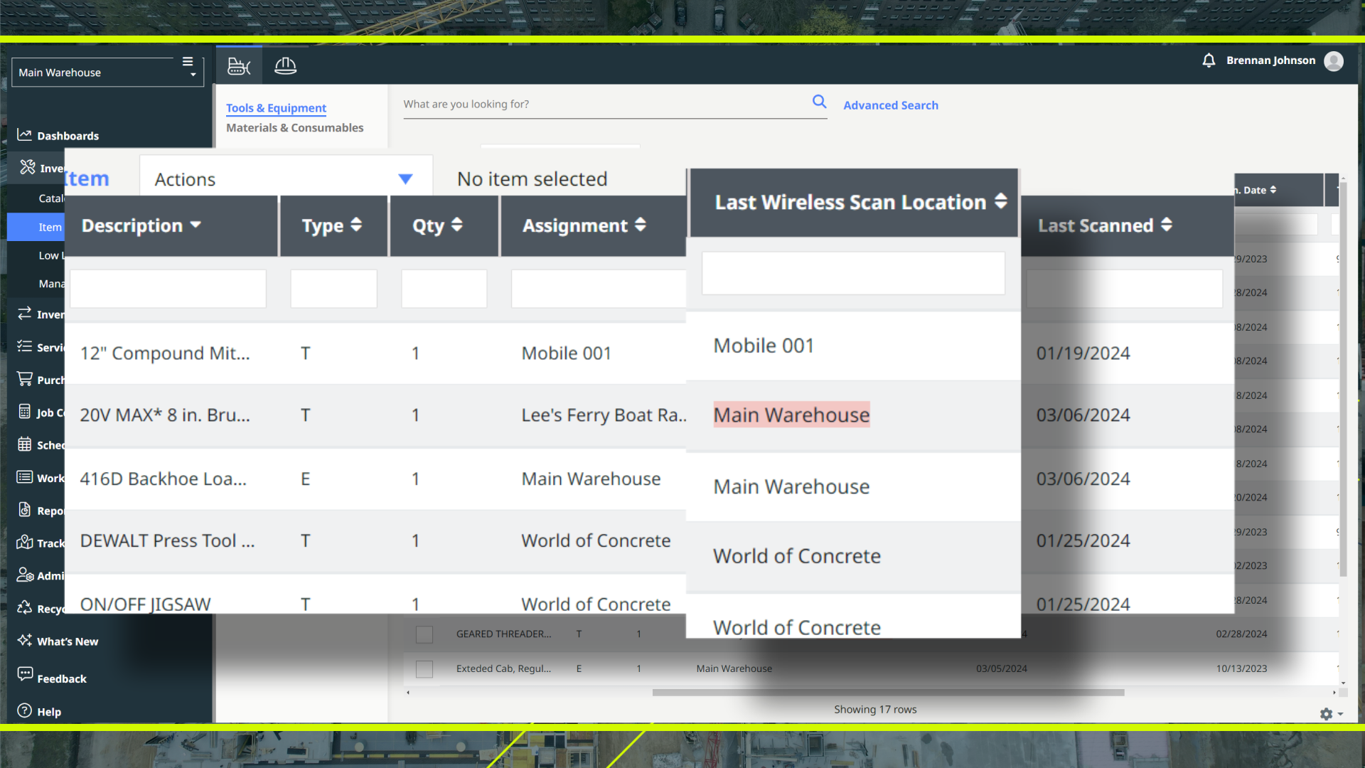 wireless scan reports